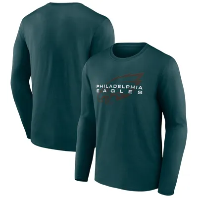 Fanatics Branded Midnight Green Philadelphia Eagles Super Bowl LVII Star Trail Long Sleeve T-Shirt