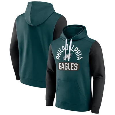 Philadelphia Eagles Fanatics Branded Extra Point Pullover Hoodie - Midnight  Green