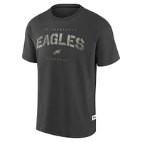 Men's Fanatics Charcoal Philadelphia Eagles Elements Weathered Tonal Future Ground T-Shirt