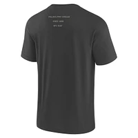 Men's Fanatics Charcoal Philadelphia Eagles Elements Weathered Tonal Future Ground T-Shirt