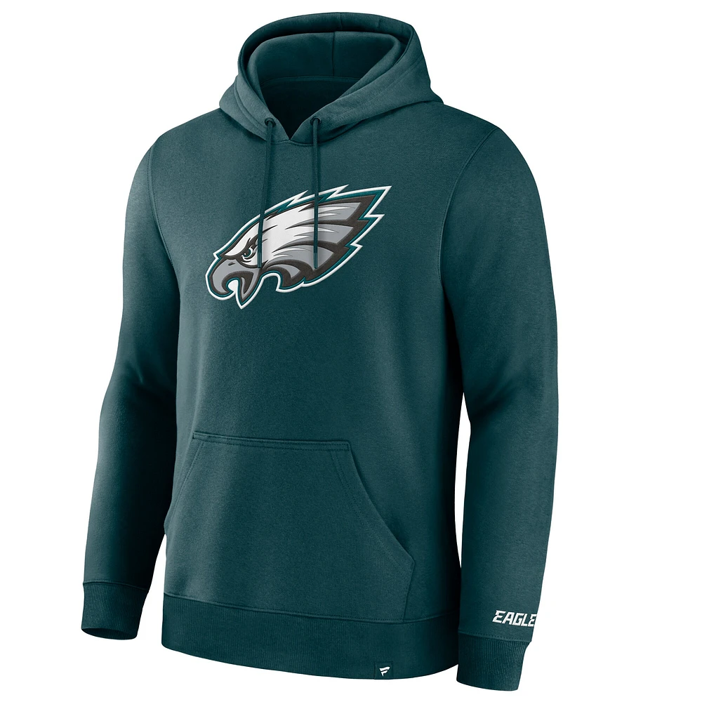 Sweat à capuche vert Fanatics pour homme des Philadelphia Eagles Pylon Cam Legacy