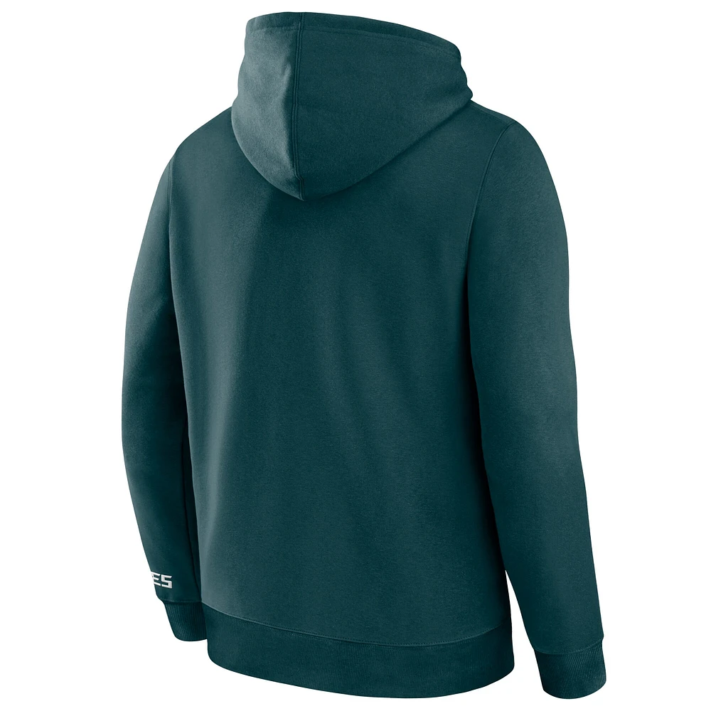 Sweat à capuche vert Fanatics pour homme des Philadelphia Eagles Pylon Cam Legacy