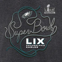 Men's Fanatics  Heather Charcoal Philadelphia Eagles Super Bowl LIX Local Fleece Pullover Hoodie