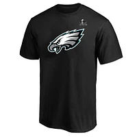 Men's Fanatics Jalen Hurts Black Philadelphia Eagles Super Bowl LIX Big & Tall Player Name Number T-Shirt