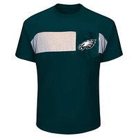 T-shirt fanatiques pour hommes Jalen Hurts Midnight Green Philadelphia Eagles Big & Tall