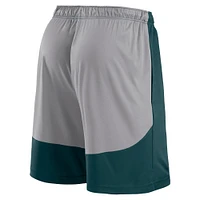 Short Go Hard Fanatics vert nuit/argent pour hommes des Eagles de Philadelphie