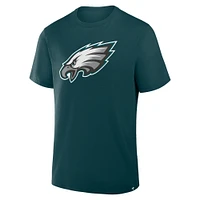T-shirt Fanatics pour homme, vert nuit, motif Field Goal Legacy des Philadelphia Eagles