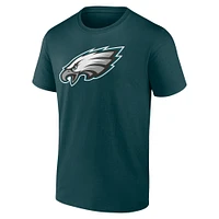 T-shirt papa n°1 des Philadelphia Eagles Fanatics vert minuit pour hommes