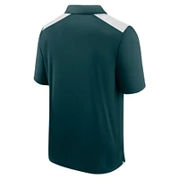 Polo primaire fanatiques vert minuit des Eagles de Philadelphie pour hommes