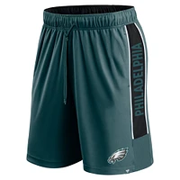 Short vert minuit Fanatics pour hommes des Eagles de Philadelphie Gagnez le match