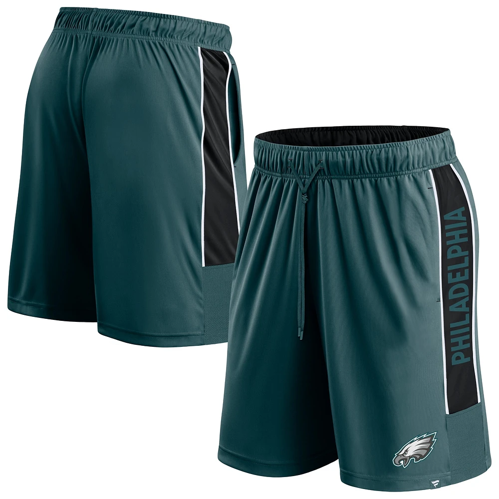 Men's Fanatics Midnight Green Philadelphia Eagles Win the Match Shorts