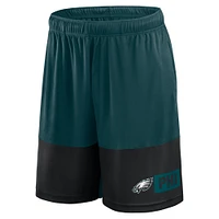 Men's Fanatics Teal/Black Philadelphia Eagles Big & Tall Best of the Performance Shorts