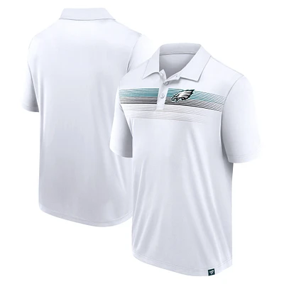 Polo sublimé blanc Big & Tall Fanatics pour hommes des Eagles de Philadelphie