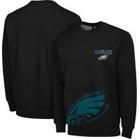 Men's FOCO Black Philadelphia Eagles Pocket - Pullover Sweater