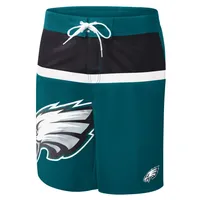 Men's G-III Sports by Carl Banks Midnight Green Philadelphia Eagles Sea Wind - Swim Trunks