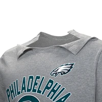 T-shirt adaptatif Tackle gris pour hommes des Eagles de Philadelphie