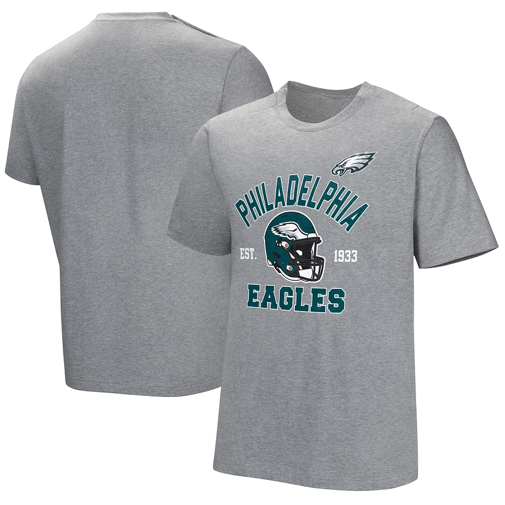 T-shirt adaptatif Tackle gris pour hommes des Eagles de Philadelphie