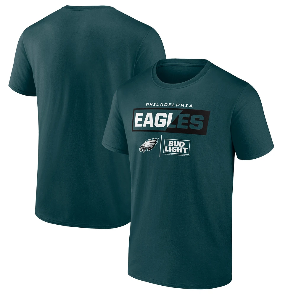 T-shirt vert NFL x Bud Light des Eagles de Philadelphie pour hommes