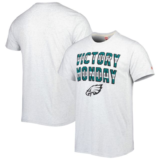 T-shirt triple mélange Hommage Ash Philadelphia Eagles Victory Monday pour hommes