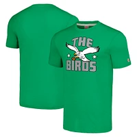 T-shirt triple mélange Hommage Kelly Green Philadelphia Eagles Hyper Local pour hommes