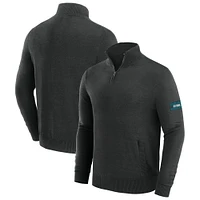Pull zippé à quart de tour noir Philadelphia Eagles J. Palmer pour homme