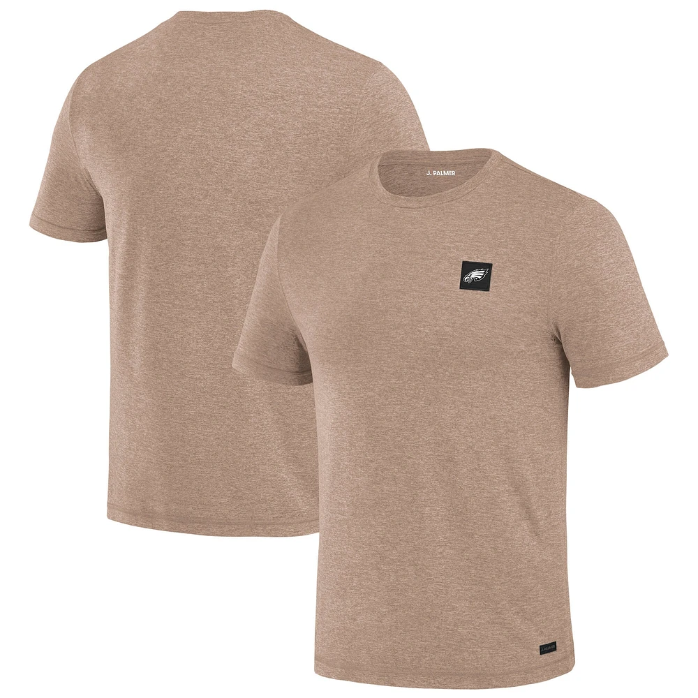 T-shirt à quatre points J. Palmer Tan pour homme des Philadelphia Eagles