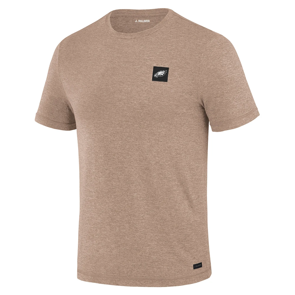 T-shirt à quatre points J. Palmer Tan pour homme des Philadelphia Eagles