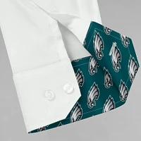 Men's J. Palmer White Philadelphia Eagles Man-In-Motion Long Sleeve Button-Up Dress Shirt