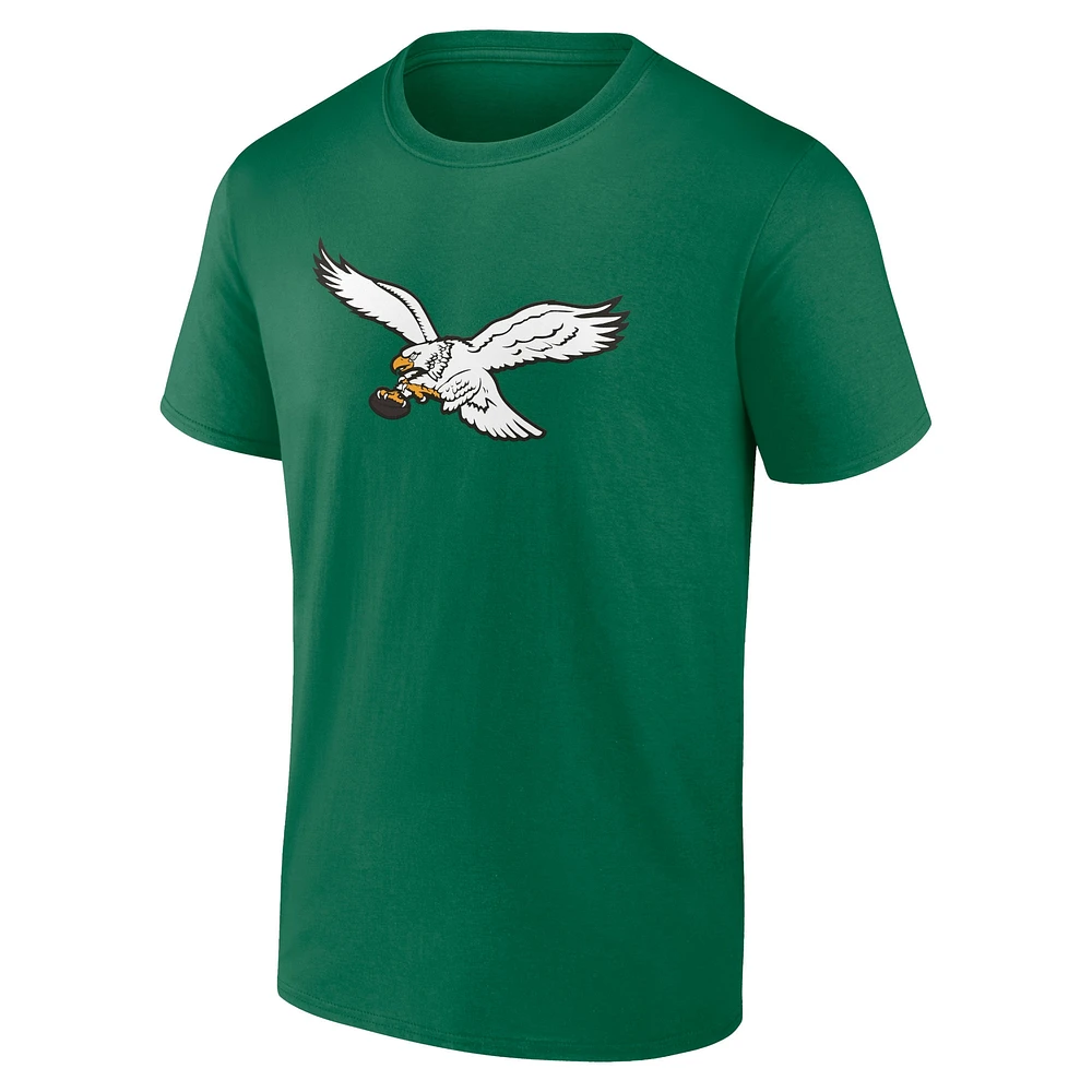 T-shirt pour homme avec nom et numéro de joueur alternatif des Philadelphia Eagles, Jalen Hurts Kelly Green