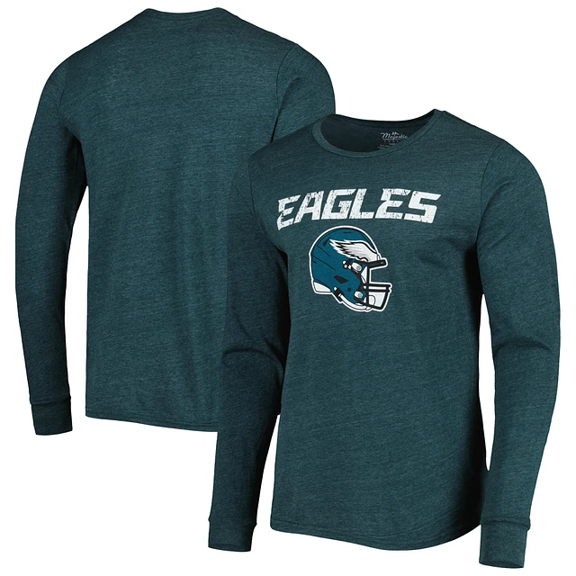 Philadelphia Eagles Nike Women's Fashion Tri-Blend T-Shirt - Heather  Charcoal