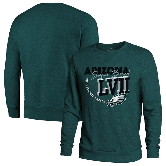 Men's New Era Midnight Green Philadelphia Eagles Long Sleeve