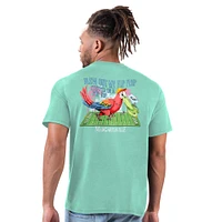 Men's Margaritaville Mint Philadelphia Eagles Flip Flop T-Shirt