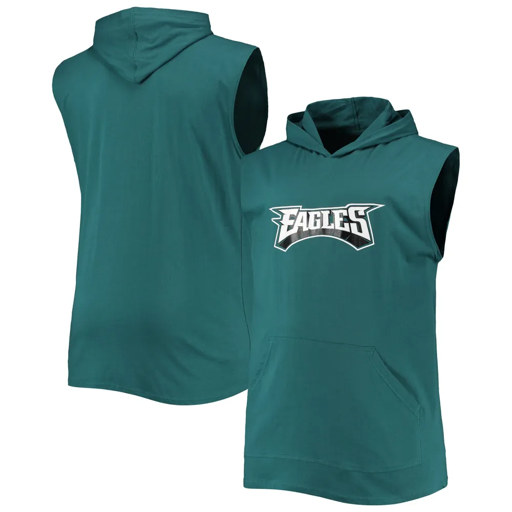 Men's Fanatics Branded Midnight Green Philadelphia Eagles Big & Tall  Full-Zip Hoodie
