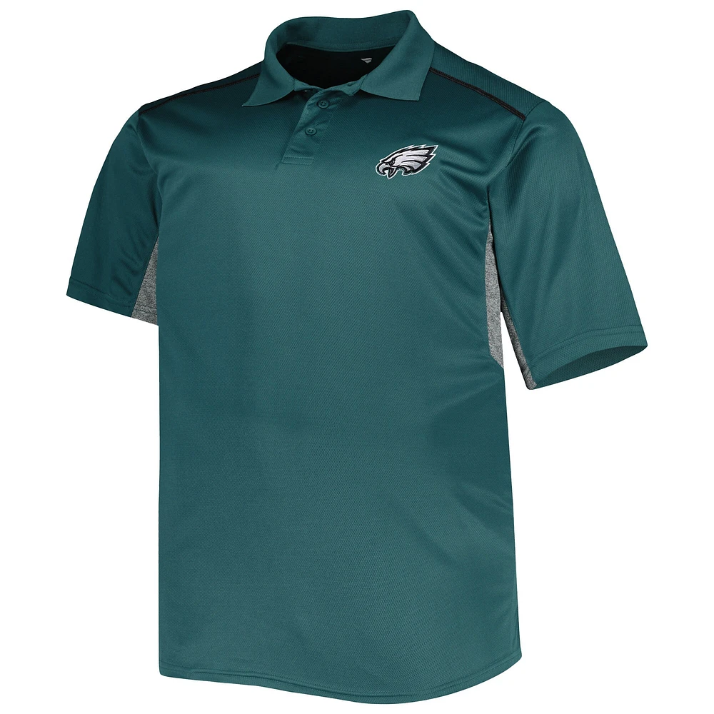 Polo vert nuit pour hommes des Eagles de Philadelphie Big & Tall Team Color