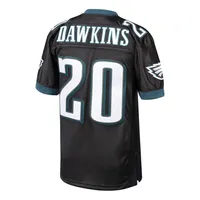 Mitchell & Ness Brian Dawkins noir Philadelphia Eagles 2003 authentique Throwback joueur retraité maillot