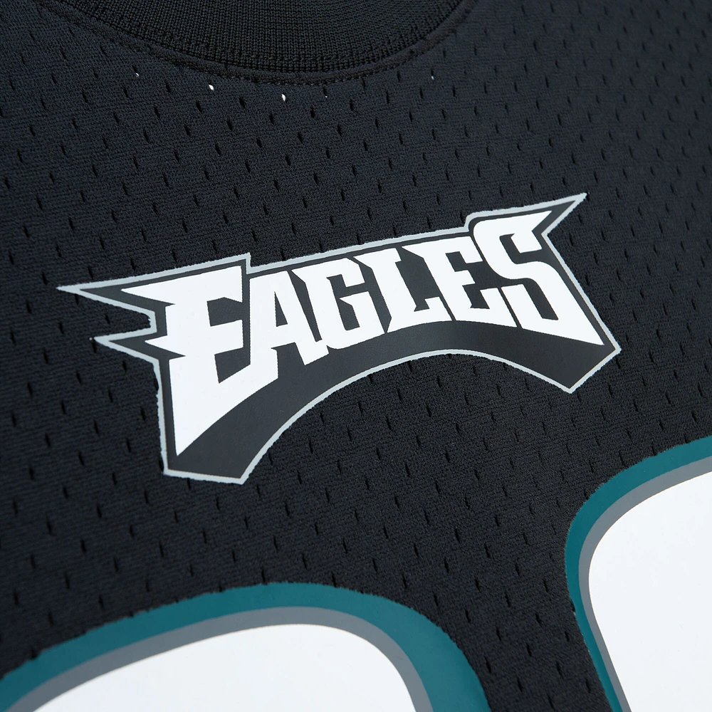 Mitchell & Ness Brian Dawkins Noir Philadelphia Eagles Retired Player Name Number Mesh Top