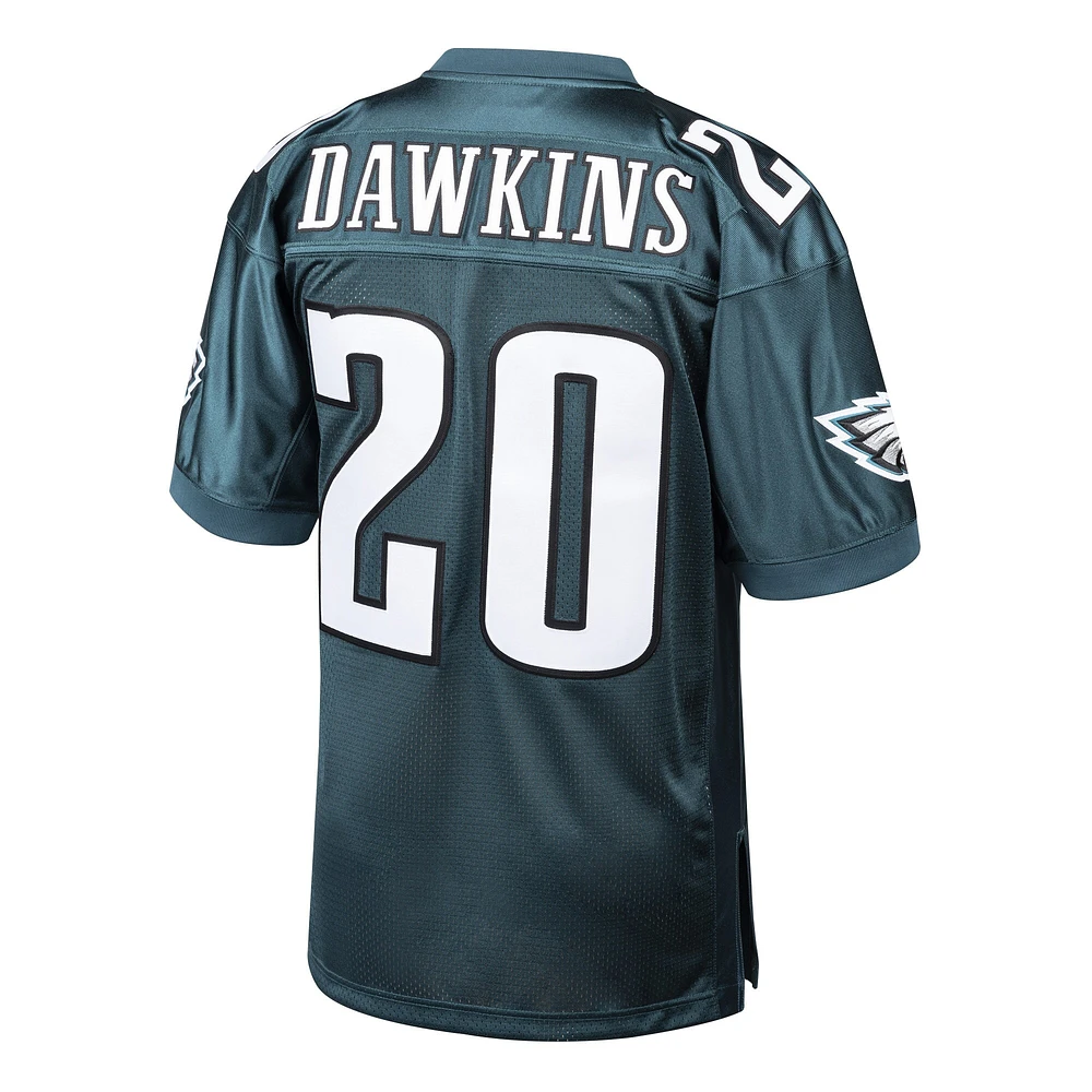 Maillot de joueur retraité Mitchell & Ness Brian Dawkins vert Philadelphia Eagles 1996 authentique pour hommes