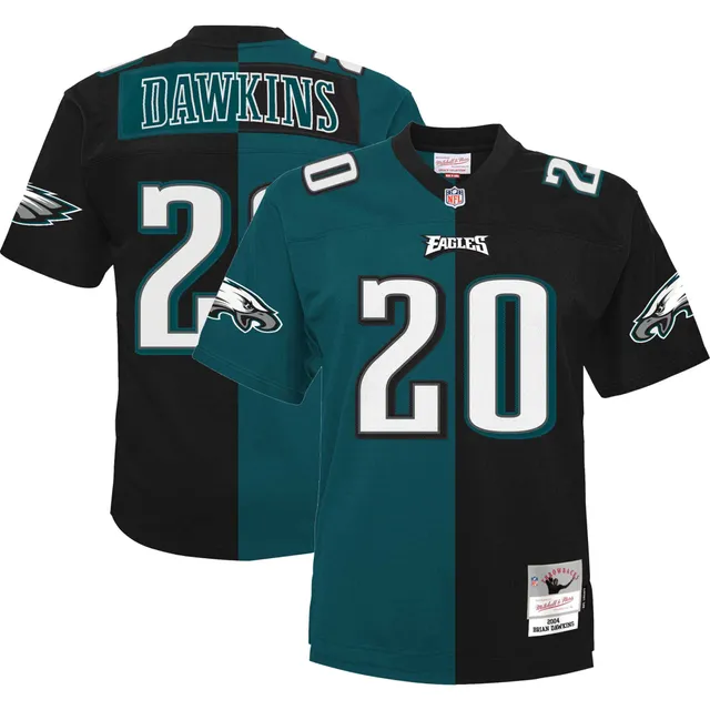 mitchell and ness eagles throwback jersey