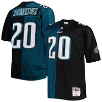 Men's Mitchell & Ness Brian Dawkins Midnight Green/Black Philadelphia Eagles Big Tall Split Legacy Retired Player Replica Jersey