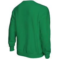 Men's Mitchell & Ness Kelly Green Philadelphia Eagles Go Birds Pullover Sweatshirt