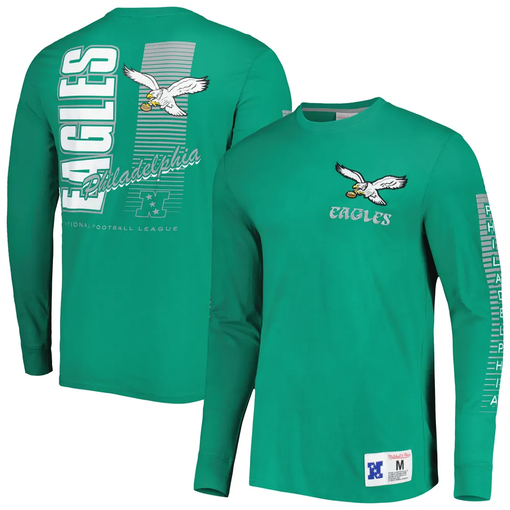 Men's Mitchell & Ness Kelly Green Philadelphia Eagles Home