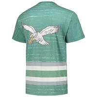 T-shirt Mitchell & Ness pour homme Kelly Green Philadelphia Eagles Jumbotron 3.0