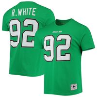 Men's Mitchell & Ness Philadelphia Eagles Reggie White Kelly Green Retired Player Name Number T-Shirt