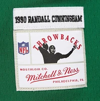 Men's Mitchell & Ness Randall Cunningham Kelly Green Philadelphia Eagles Player Name Number Hoodie Legacy Jersey