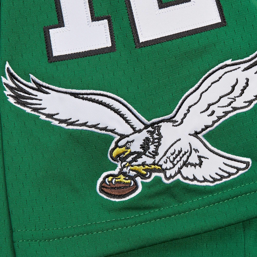 Men's Mitchell & Ness Randall Cunningham Kelly Green Philadelphia Eagles Player Name Number Hoodie Legacy Jersey