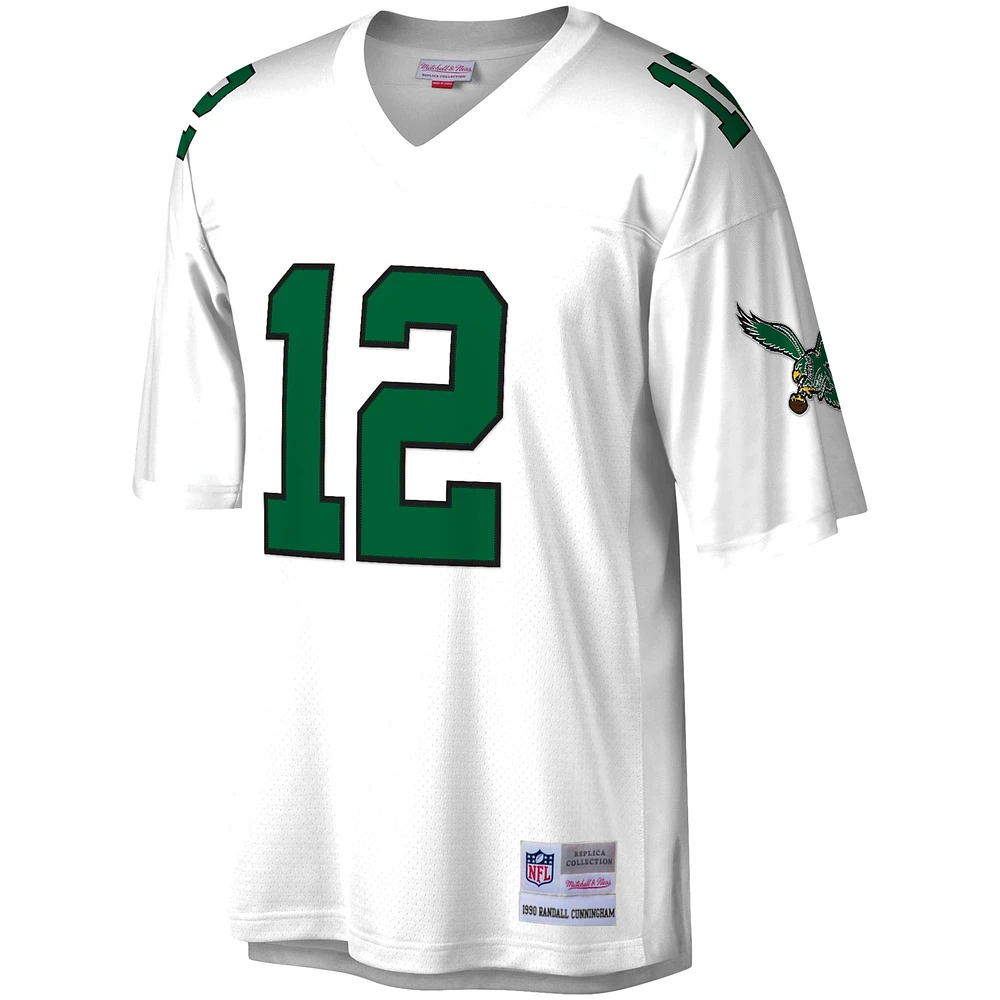 Men's Mitchell & Ness Randall Cunningham White Philadelphia Eagles Legacy Replica Jersey