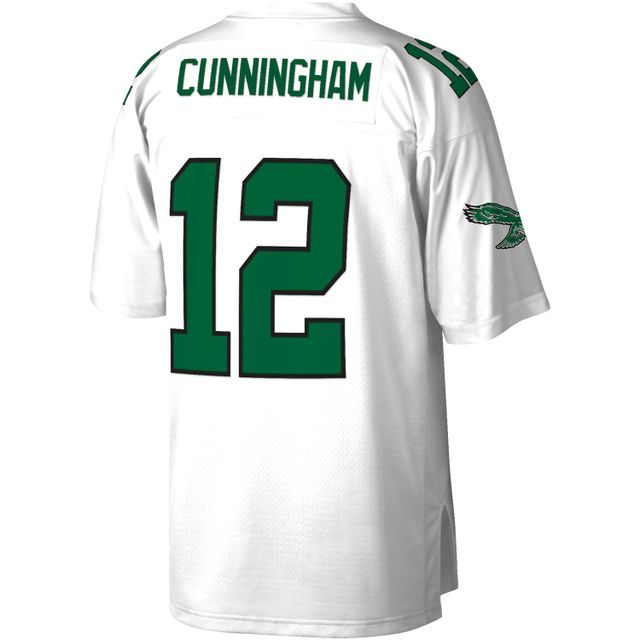 Maillot Homme Mitchell & Ness Randall Cunningham Blanc Philadelphia Eagles Legacy Replica