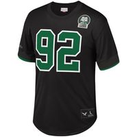 Men's Mitchell & Ness Reggie White Black Philadelphia Eagles Retired Player Name Number Mesh Top