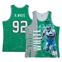 Débardeur Mitchell & Ness Reggie White Kelly Green Philadelphia Eagles 1992 Player Burst pour hommes