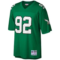 Men's Mitchell & Ness Reggie White Kelly Green Philadelphia Eagles Big Tall 1990 Retired Player Replica Jersey